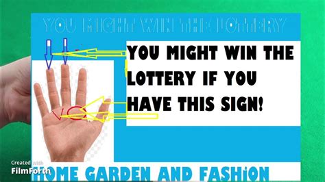 Lottery winning signs in Palms — Palmistry.
